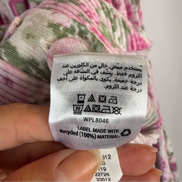 INC International Concepts Pink floral print Knit Top Size: M - Picture 11 of 16